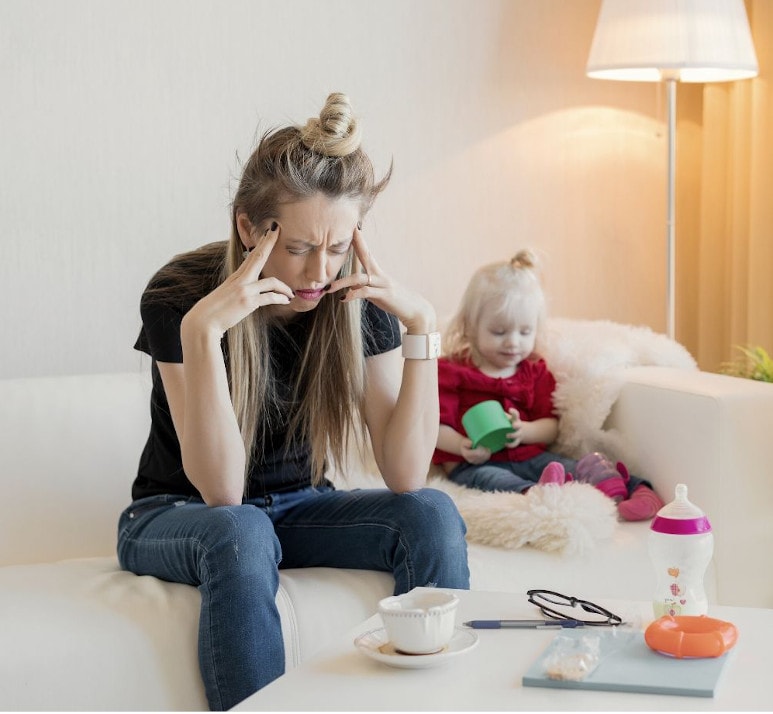 maman ressentant le surmenage parental